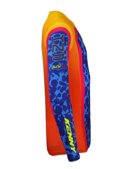 Maillot cross Kenny 2026 Performance - Socal Orange Bleu