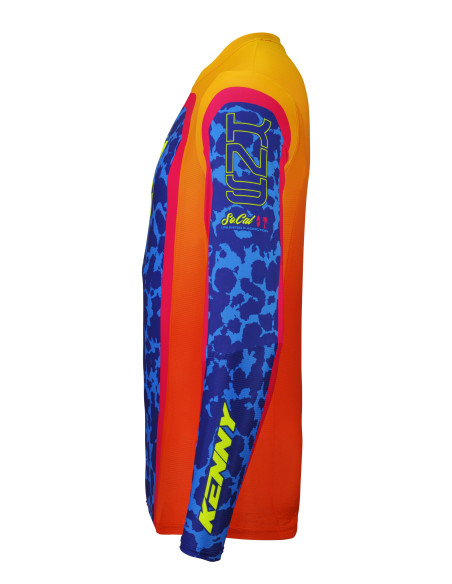 Maillot cross Kenny 2026 Performance - Socal Orange Bleu