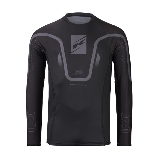 Maillot cross Kenny 2026 Titanium - Noir