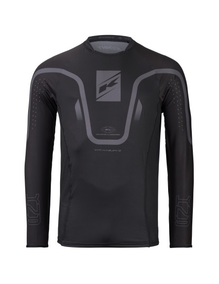 Maillot cross Kenny 2026 Titanium - Noir