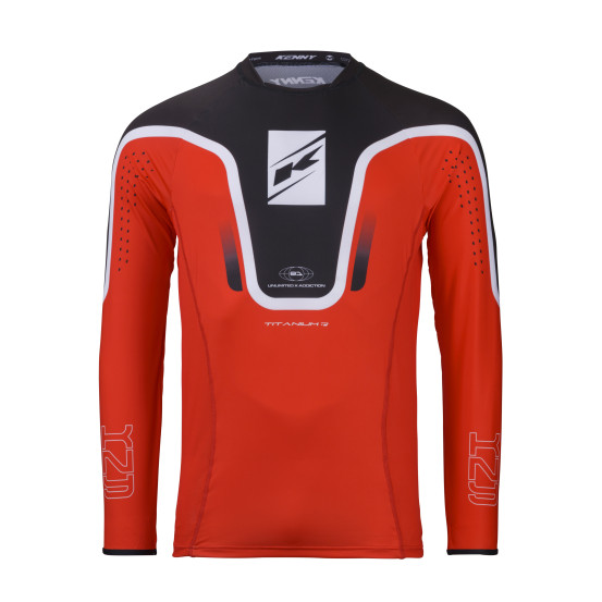 Maillot cross Kenny 2026 Titanium - Rouge