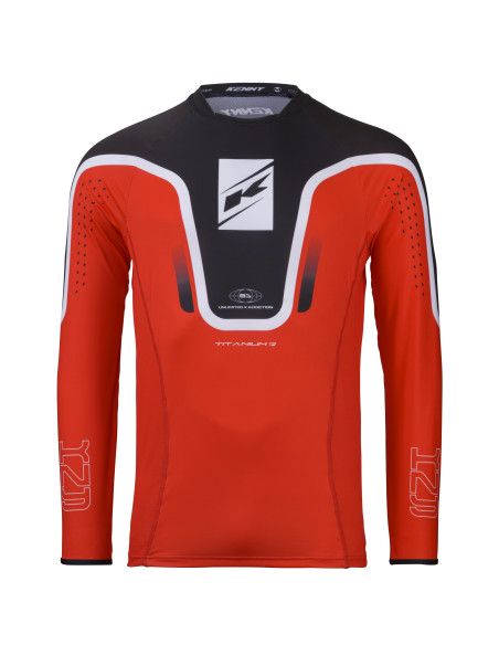 Maillot cross Kenny 2026 Titanium - Rouge