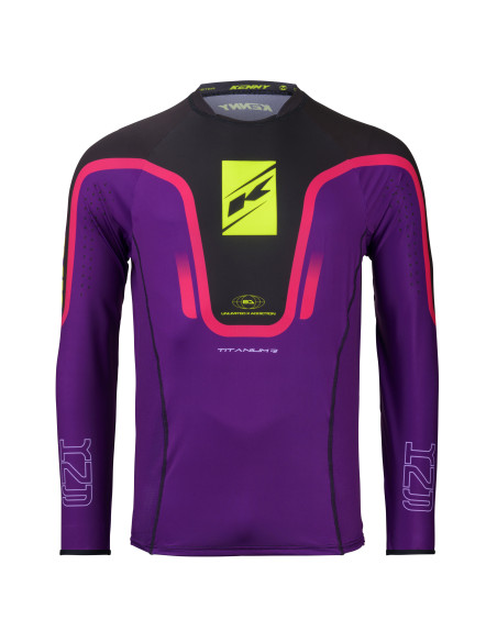 Maillot cross Kenny 2026 Titanium - Violet