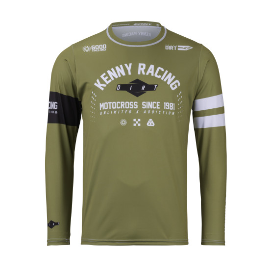 Maillot cross Kenny 2026 Track - Dirt Kaki