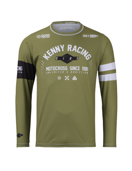 Maillot cross Kenny 2026 Track - Dirt Kaki