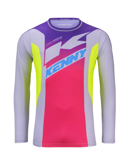 Maillot cross Kenny 2026 Track - Zoom Gris
