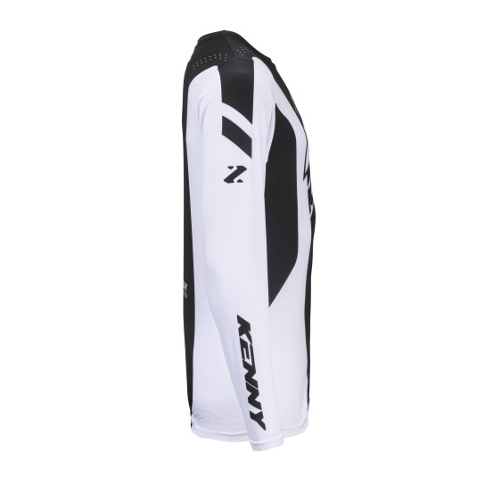 Maillot cross Kenny 2026 Track - Zoom Noir Blanc