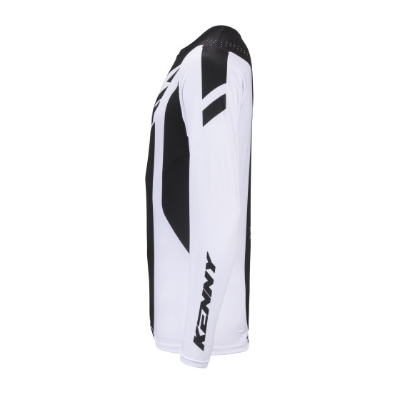 Maillot cross Kenny 2026 Track - Zoom Noir Blanc