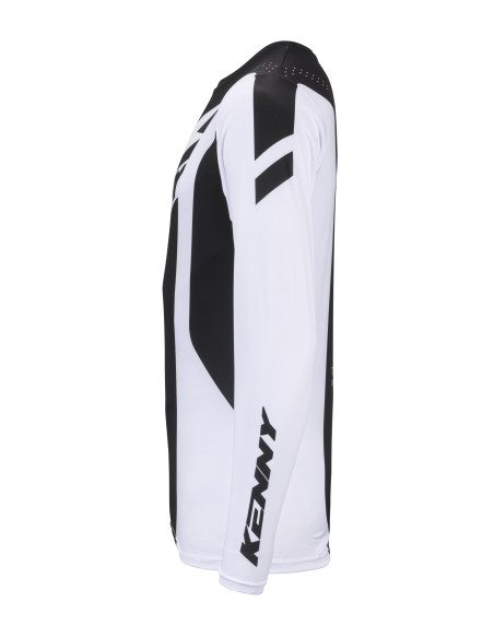 Maillot cross Kenny 2026 Track - Zoom Noir Blanc
