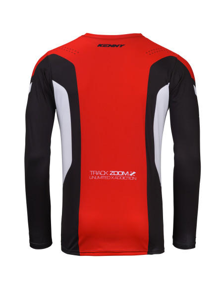 Maillot cross Kenny 2026 Track - Zoom Rouge