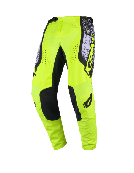 Pantalon cross Kenny 2026 Force Pixel - Pixel Blanc Jaune Fluo