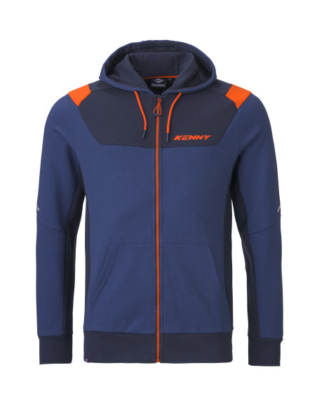 Sweat Capuche Paddock Kenny - Bleu