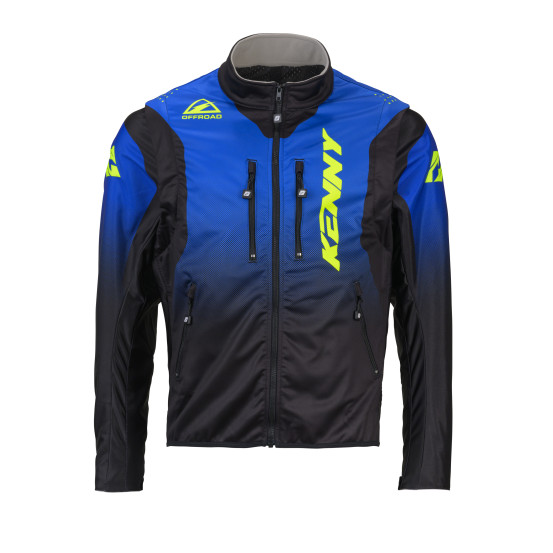 Veste enduro Kenny 2026 Softshell Enduro - Bleu Jaune Fluo