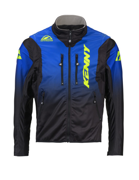 Veste enduro Kenny 2026 Softshell Enduro - Bleu Jaune Fluo