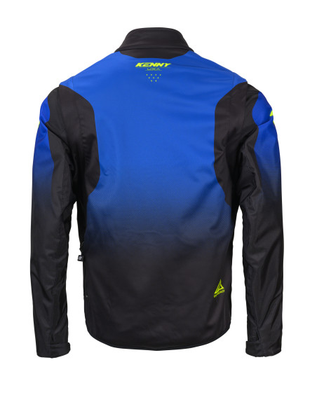 Veste enduro Kenny 2026 Softshell Enduro - Bleu Jaune Fluo