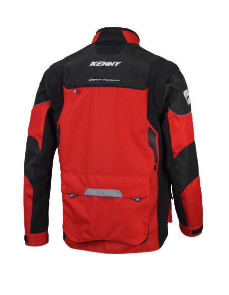Veste enduro Kenny 2026 Titanium - Rouge