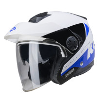 Casque jet Kenny Evasion Graphic - Bleu 2