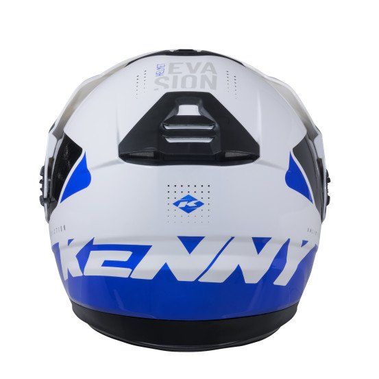 Casque jet Kenny Evasion Graphic - Bleu