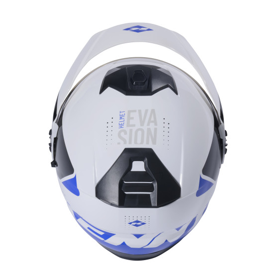 Casque jet Kenny Evasion Graphic - Bleu