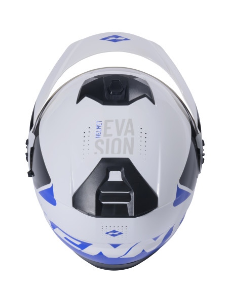 Casque jet Kenny Evasion Graphic - Bleu