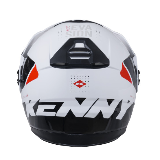 Casque jet Kenny Evasion Graphic - Rouge