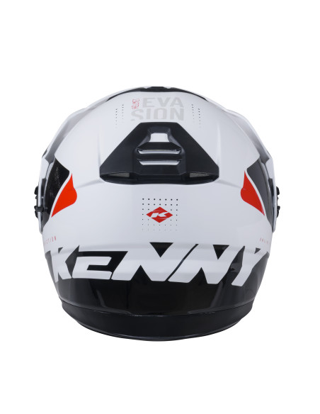 Casque jet Kenny Evasion Graphic - Rouge