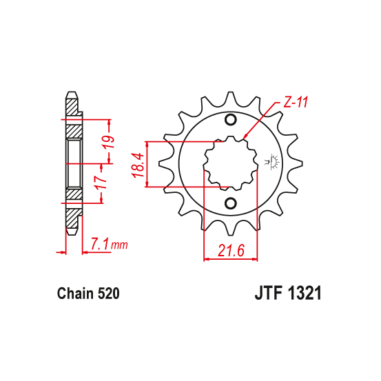 Kit chaine EK CHAIN racing acier HONDA CRF 250 L 2013 - 2018