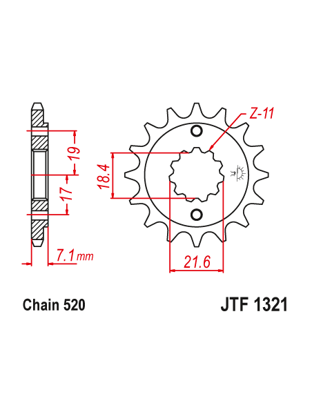 Kit chaine EK CHAIN racing acier HONDA CRF 250 L 2013 - 2018
