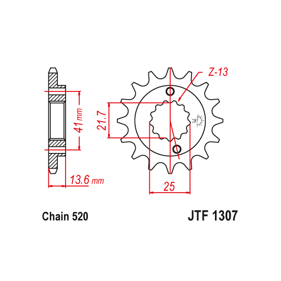Kit chaine EK CHAIN racing acier HONDA XR 650 R 2000 - 2007