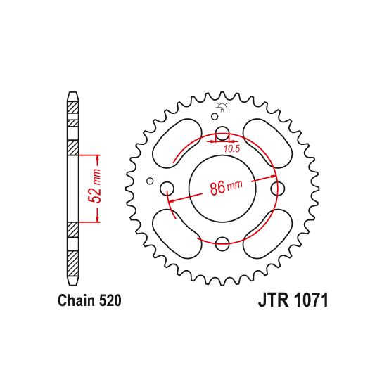 Kit chaine EK CHAIN racing acier KYMCO AGILITY - HEROISM - LIKE - MOVIE - MXER - MXU - PEOPLE - QUANNON - SUPER 8 - VIVIO - ZING