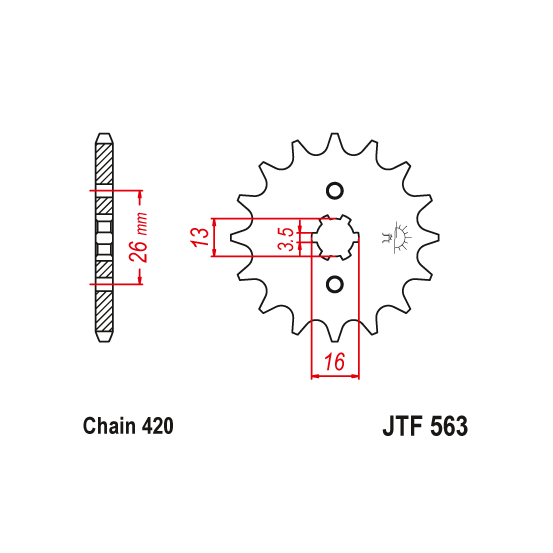 Kit chaine EK CHAIN racing acier SUZUKI LT 50 QUADRUNNER 1984 - 2005