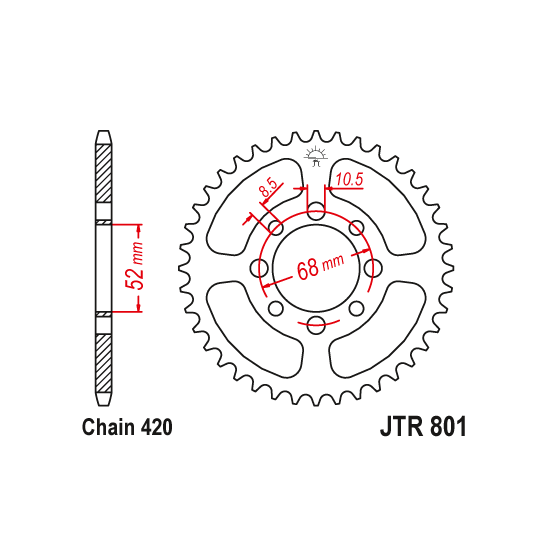 Kit chaine EK CHAIN racing acier SUZUKI LT 50 QUADRUNNER 1984 - 2005