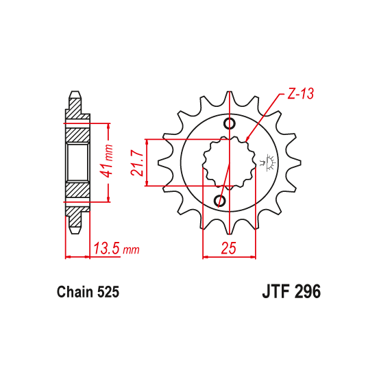 Kit chaine EK CHAIN renforcée acier HONDA XL 600 V 1989 - 1999 - XL 700 V 2008 - 2011