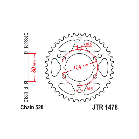 Kit chaine EK CHAIN renforcée acier POLARIS TRAIL BLAZER 330 2003 - 2014 - TRAIL BOSS 325 2000 - 2003 - 330 2003 - 2009