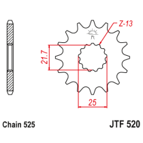 Kit chaine EK CHAIN renforcée acier SUZUKI GSX-R 600 2004 - 2005 2
