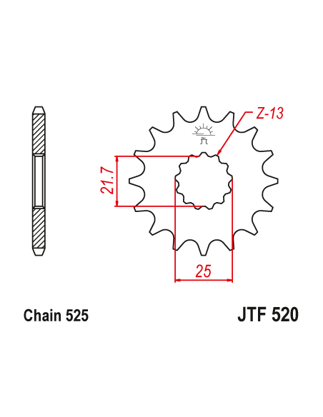 Kit chaine EK CHAIN renforcée acier SUZUKI GSX-R 600 2004 - 2005
