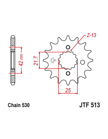 Kit chaine EK CHAIN renforcée acier SUZUKI GSX-R 750 1990 - 1991