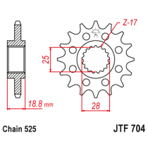 Kit chaine EK CHAIN renforcée acier BMW F 800 GS 2008 - 2018 - F 800 GS ADVENTURE 2013 - 2018 2
