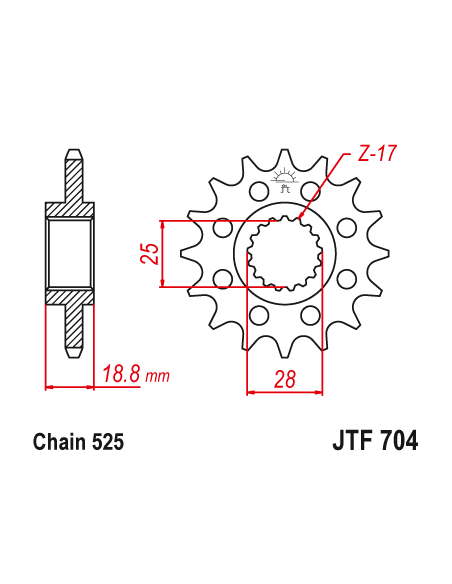 Kit chaine EK CHAIN renforcée acier BMW F 800 GS 2008 - 2018 - F 800 GS ADVENTURE 2013 - 2018