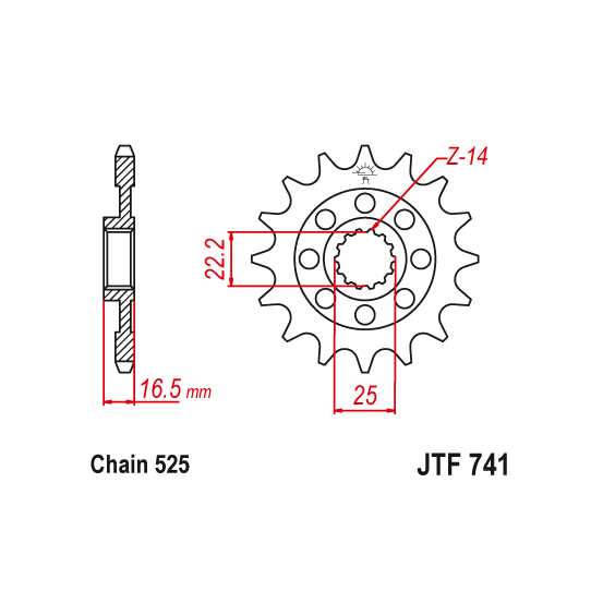 Kit chaine EK CHAIN renforcée acier DUCATI 1100 MONSTER 2008 - 2011