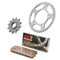 Kit chaine EK CHAIN renforcée acier POLARIS PREDATOR 500 2002 - 2013