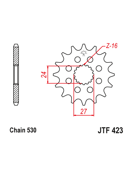Kit chaine EK CHAIN renforcée acier SUZUKI GSX 1300 HAYABUSA 2008 - 2024