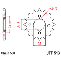 Kit chaine EK CHAIN renforcée acier SUZUKI GSX-R 1000 2007 - 2008 2