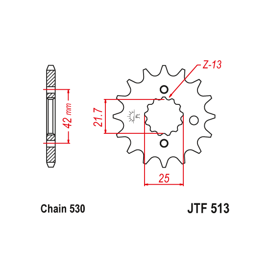 Kit chaine EK CHAIN renforcée acier SUZUKI GSX-R 1000 2007 - 2008