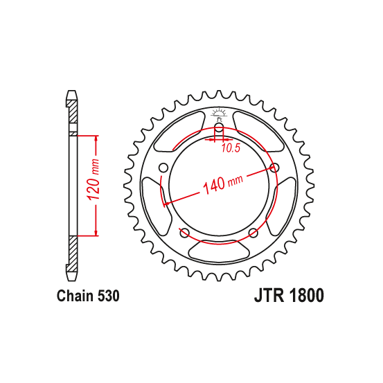 Kit chaine EK CHAIN renforcée acier SUZUKI GSX-R 1000 2007 - 2008