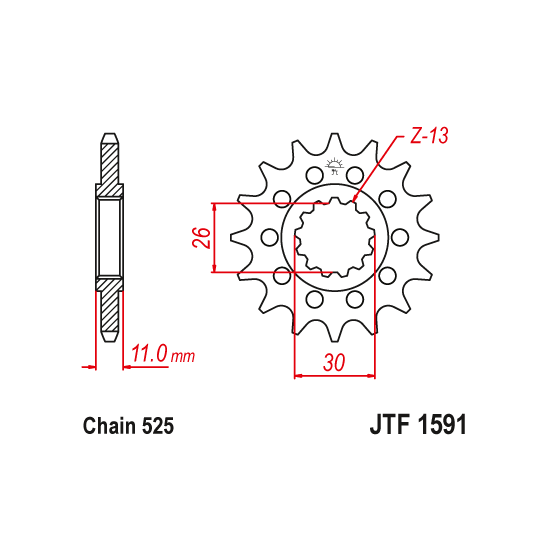 Kit chaine EK CHAIN renforcée acier YAMAHA TRACER 900 2015 - 2020