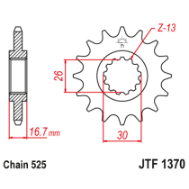 Kit chaine EK CHAIN super-renforcée acier HONDA CBR 1000 RR 2006 - 2007 2