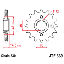 Kit chaine EK CHAIN super-renforcée acier HONDA CBR 1100 XX 1997 - 2006 2