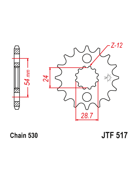 Kit chaine EK CHAIN super-renforcée acier KAWASAKI ZEPHYR 1100 1992 - 1996