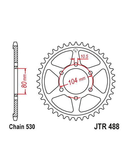 Kit chaine EK CHAIN super-renforcée acier KAWASAKI ZZR 1200 2002 - 2005